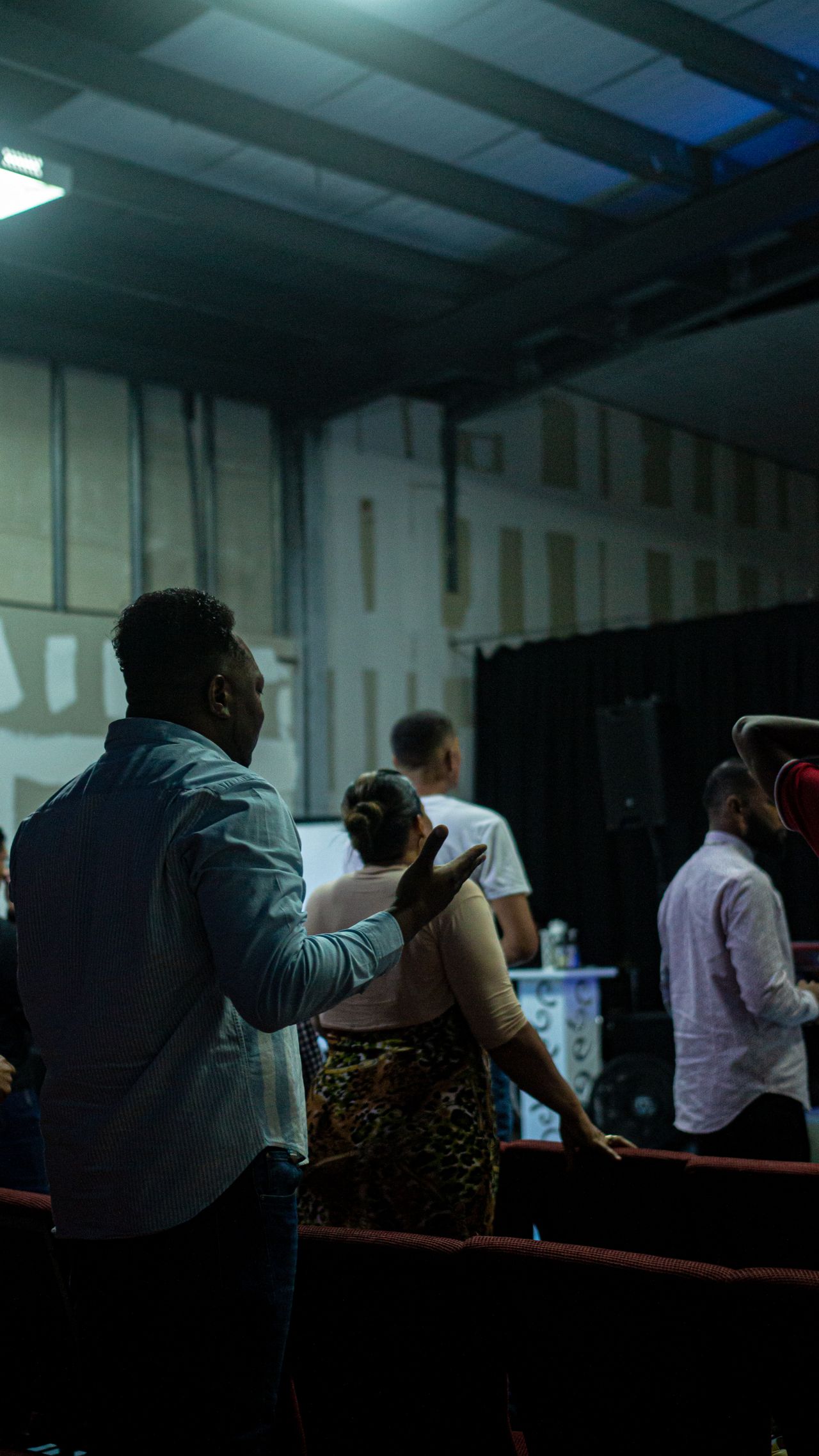 Church worship and prayer gathering
